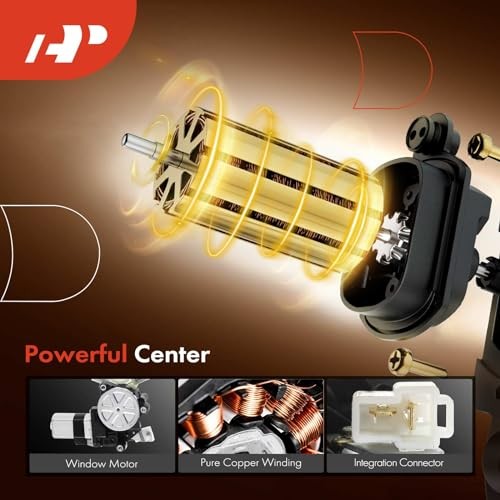Electric Power Window Regulator with Motor Compatible Front Passenger Side