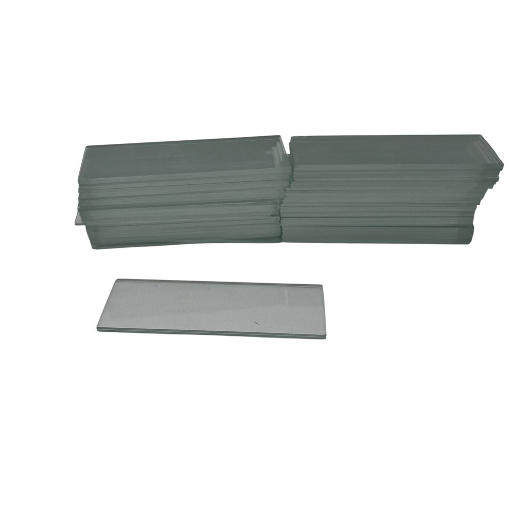Blank Microscope Slides & Cover Glass For Laboratory Science Optical Microscopes