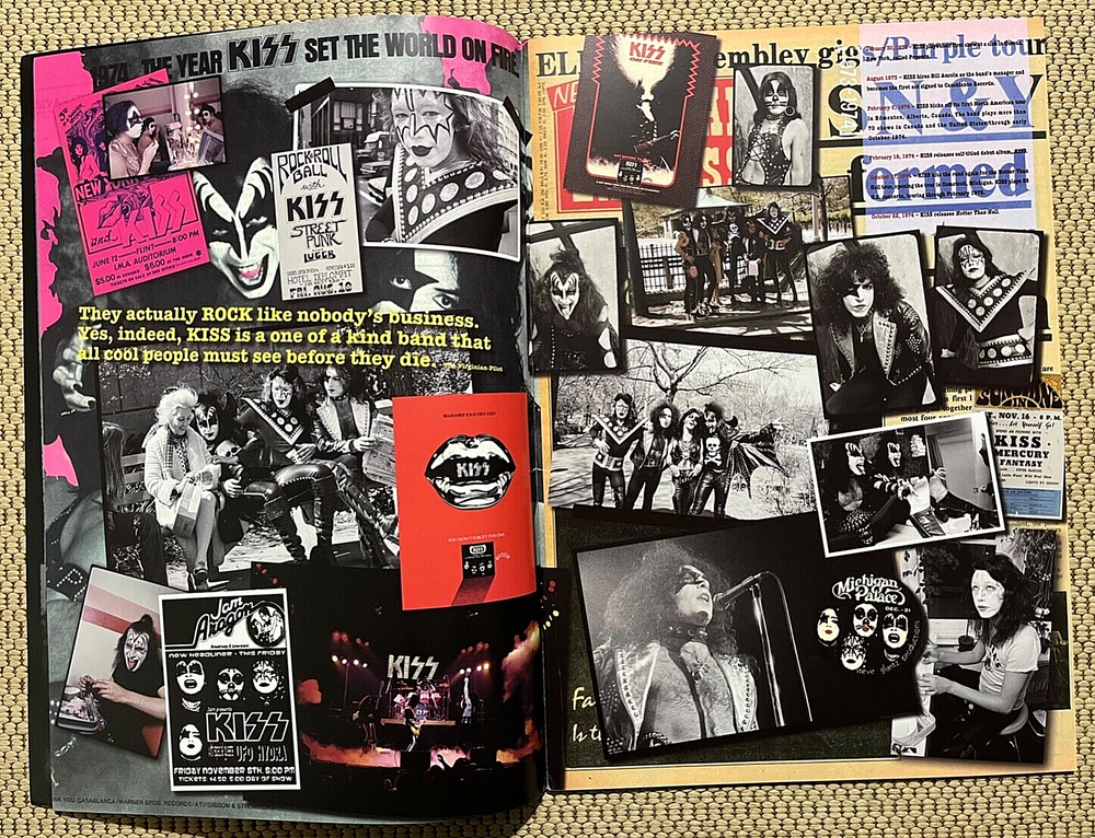 KISS Monster MonsterTour 2013 Tour book Program Kruise Ad Discography Demon Gene