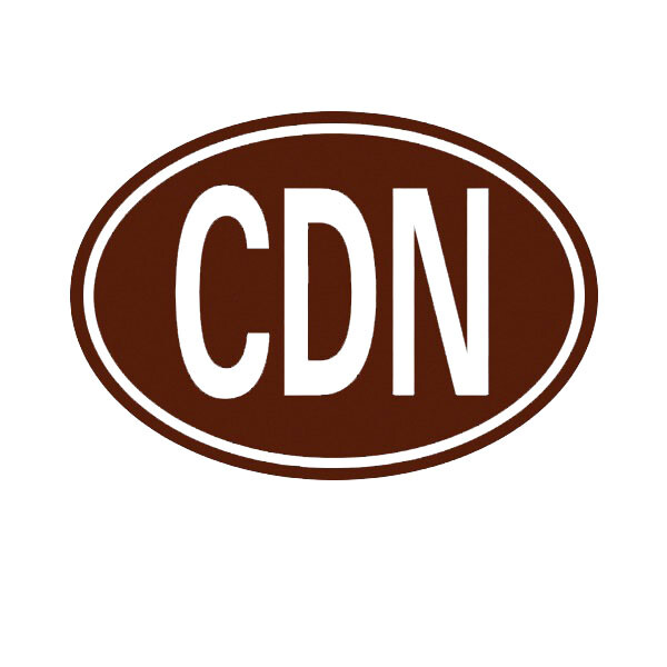 Canada Oval Sticker Decal