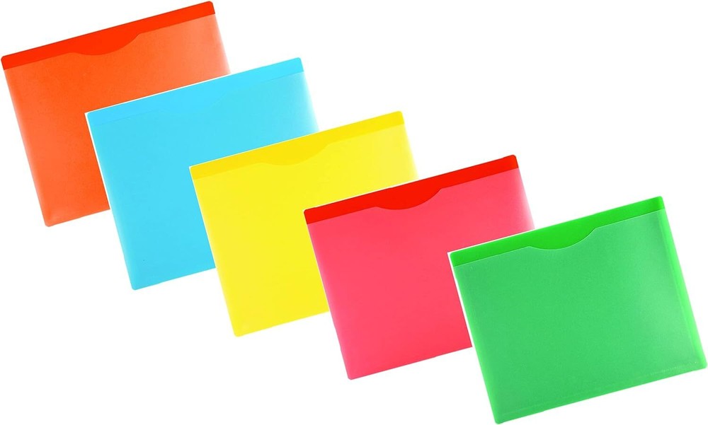 Filexec Products File Jacket, Side Loading, Letter Size, Letter, Assorted