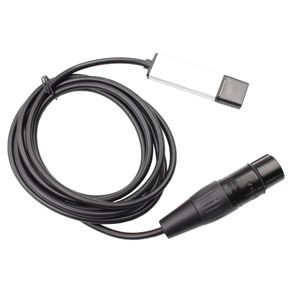 USB to DMX Interface Adapter DMX512 Stage LED Light Controller Cable For PC