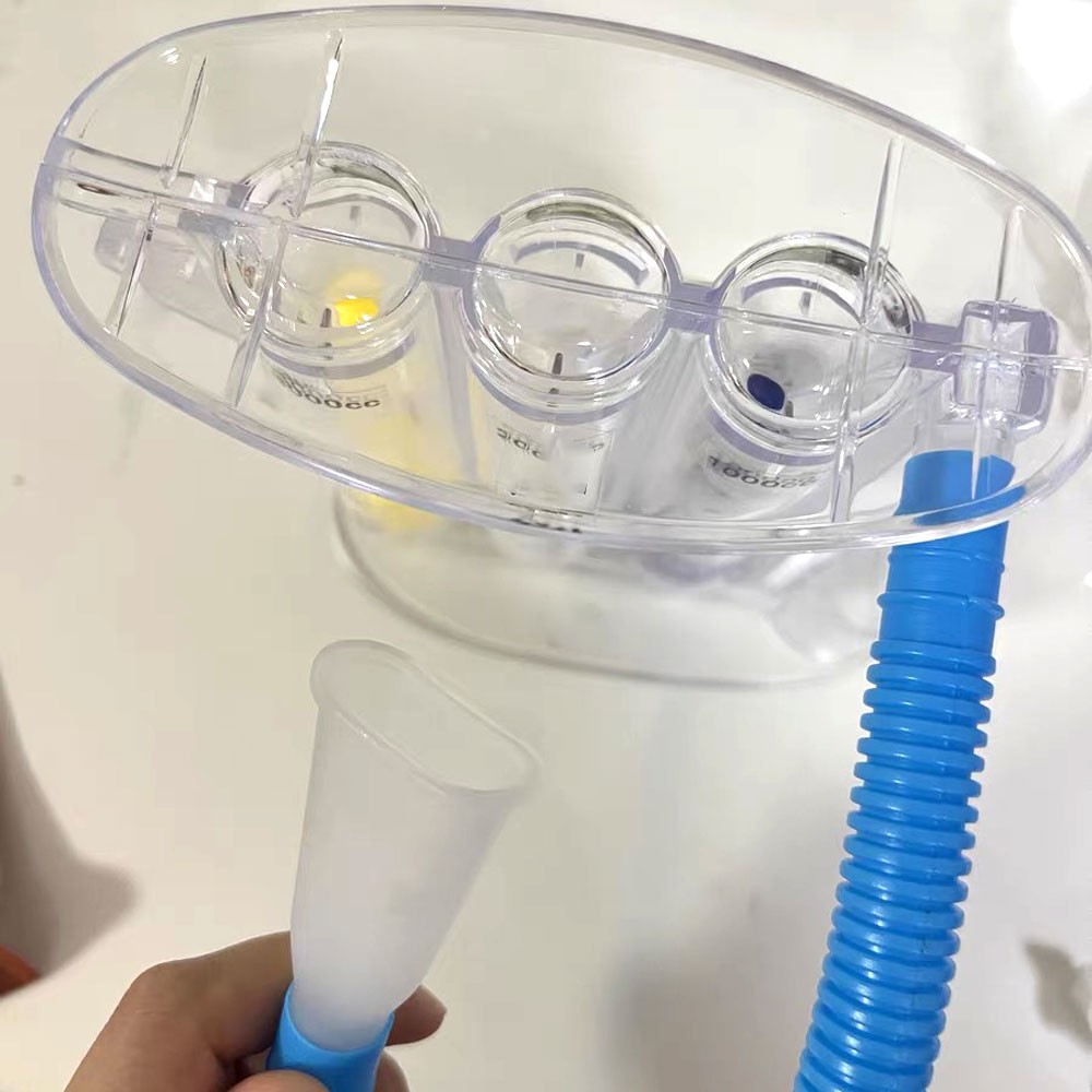 Lung Deep Breath Spirometer Breathing Exerciser Trainer Incentive Spirometry KU