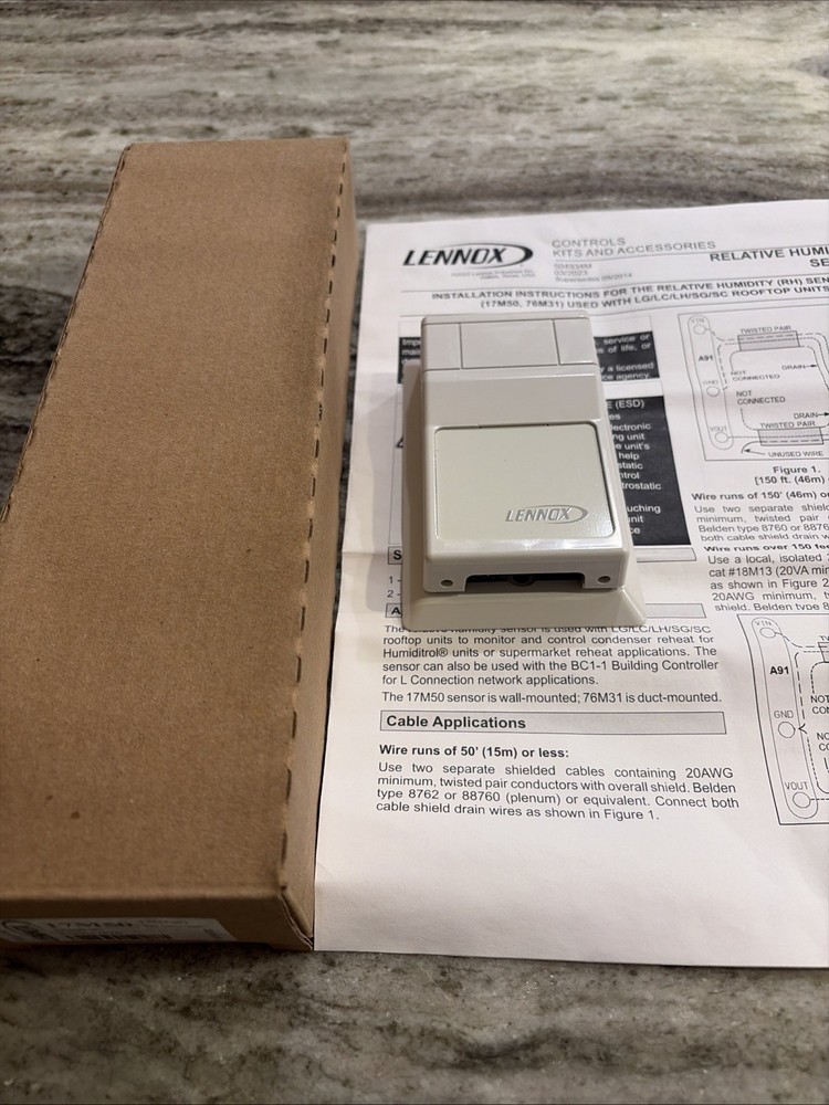Lennox 17M50 Relative Humidity Sensor (NEW)