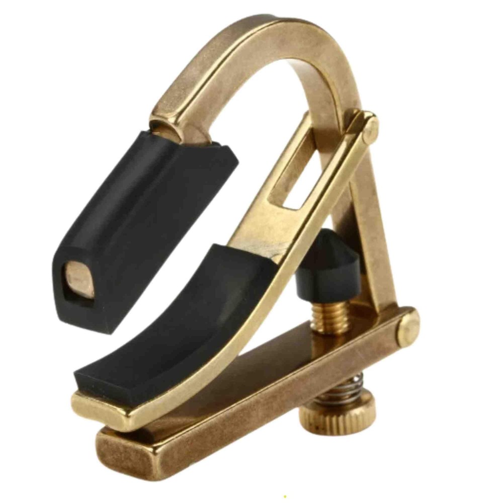 Shubb C7B Brass Partial Capo covers 3 inside strings