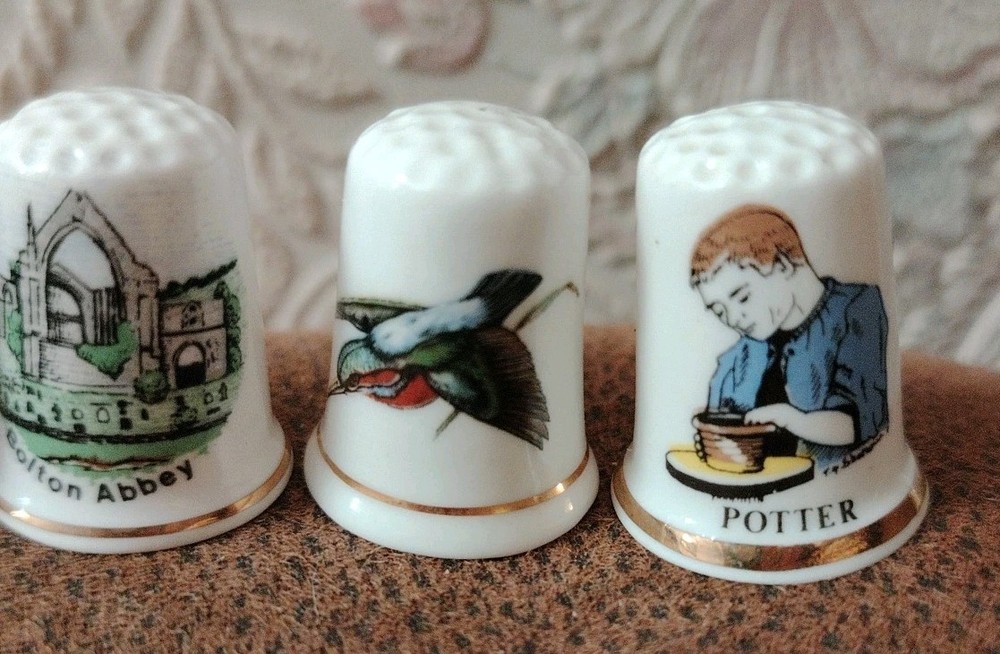 22 Assorted Birchcroft China Thimbles