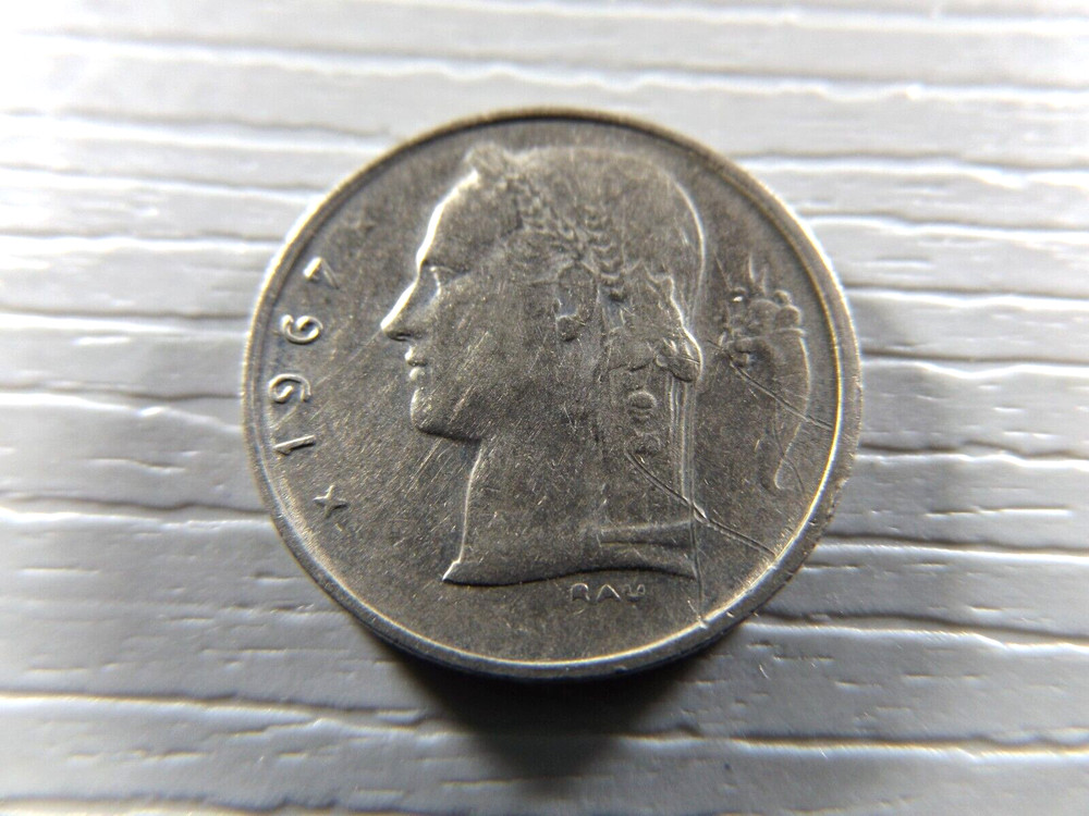 BELGIUM  1967 1 Franc
