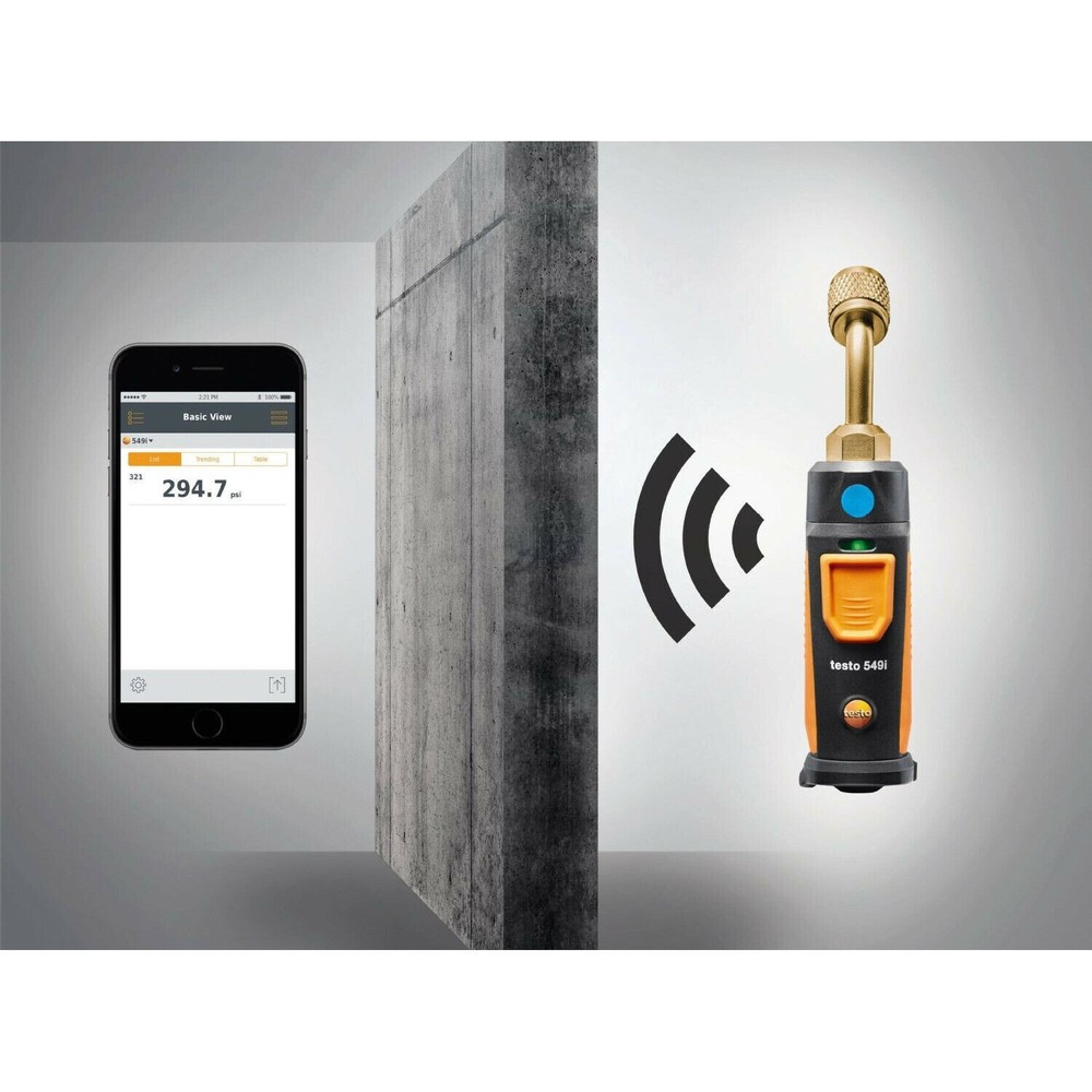 For Testo 549i - Refrigeration Pressure Wireless Smart Probe Quality assurance
