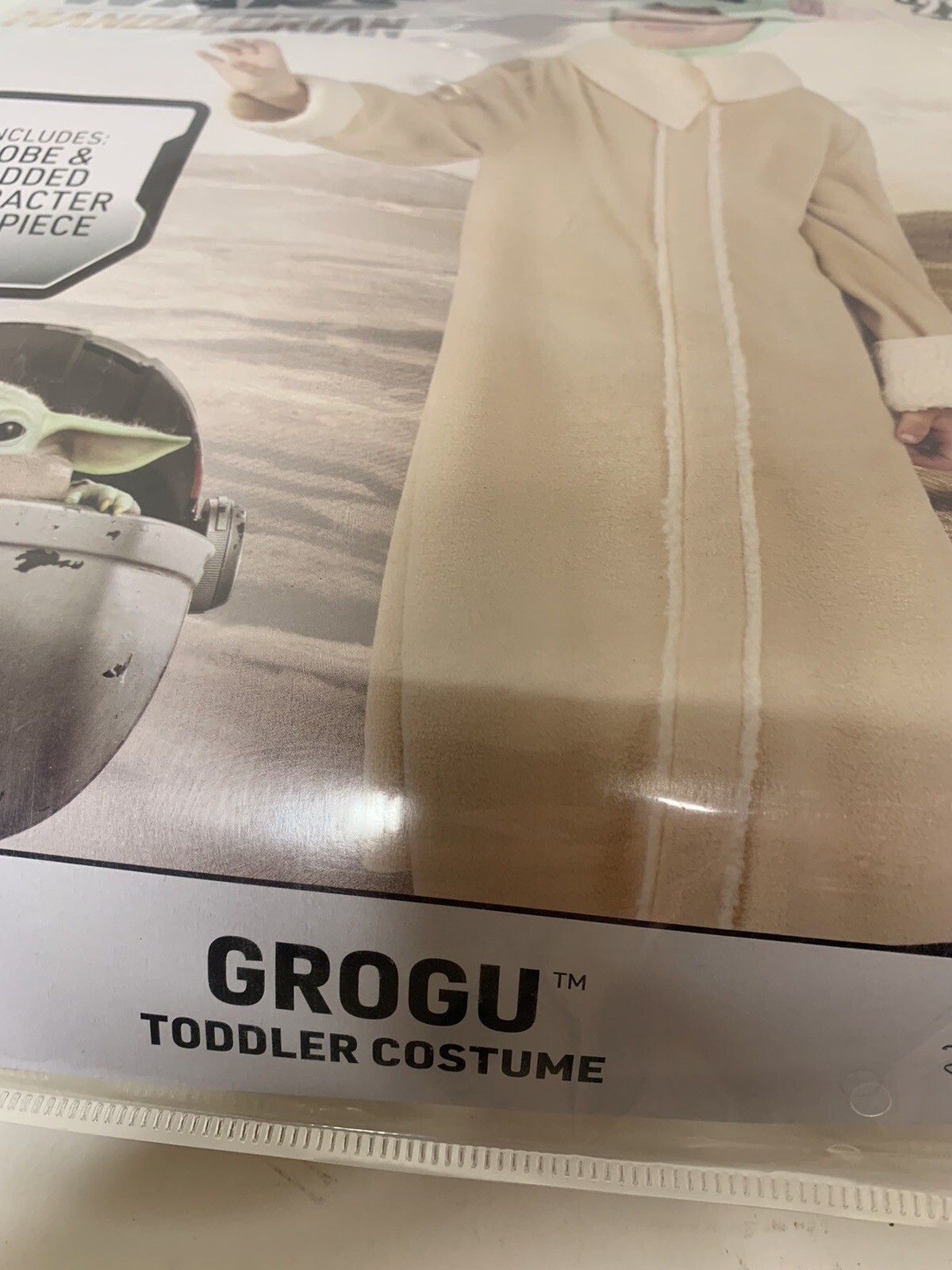 Star Wars The Mandalorian Child Baby Yoda GROGU Toddler Costume 3T-4T Disney