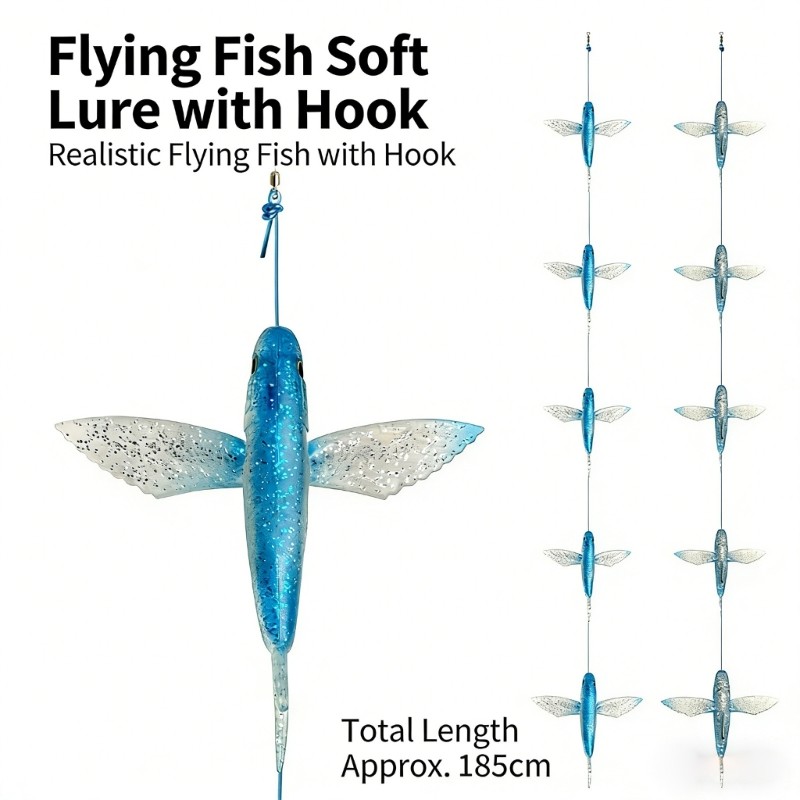 Automatic Rotation Fishing Lures Realistic Fish Eye And Scale Pattern For Baits