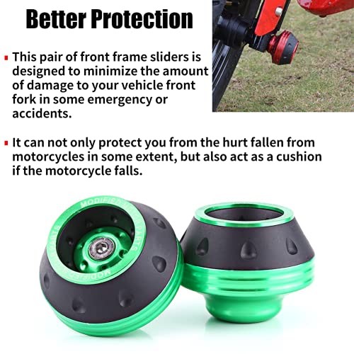 Fork Frame Sliders CNC Aluminum Front Fork Frame Sliders Wheel Crash Protector
