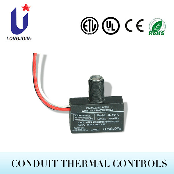 Photocell Dusk to Dawn Flush Mount Button Photo Control Eye 120V Waterproof UL