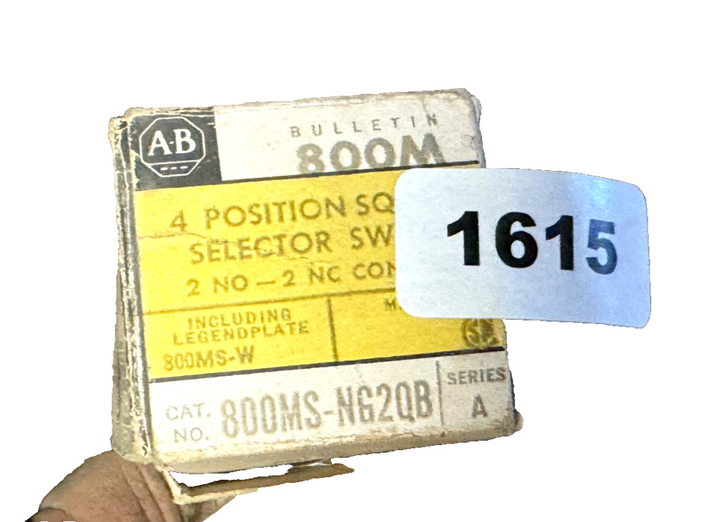 Allen-Bradley 800MS-NG2QB Selector Switch Unit