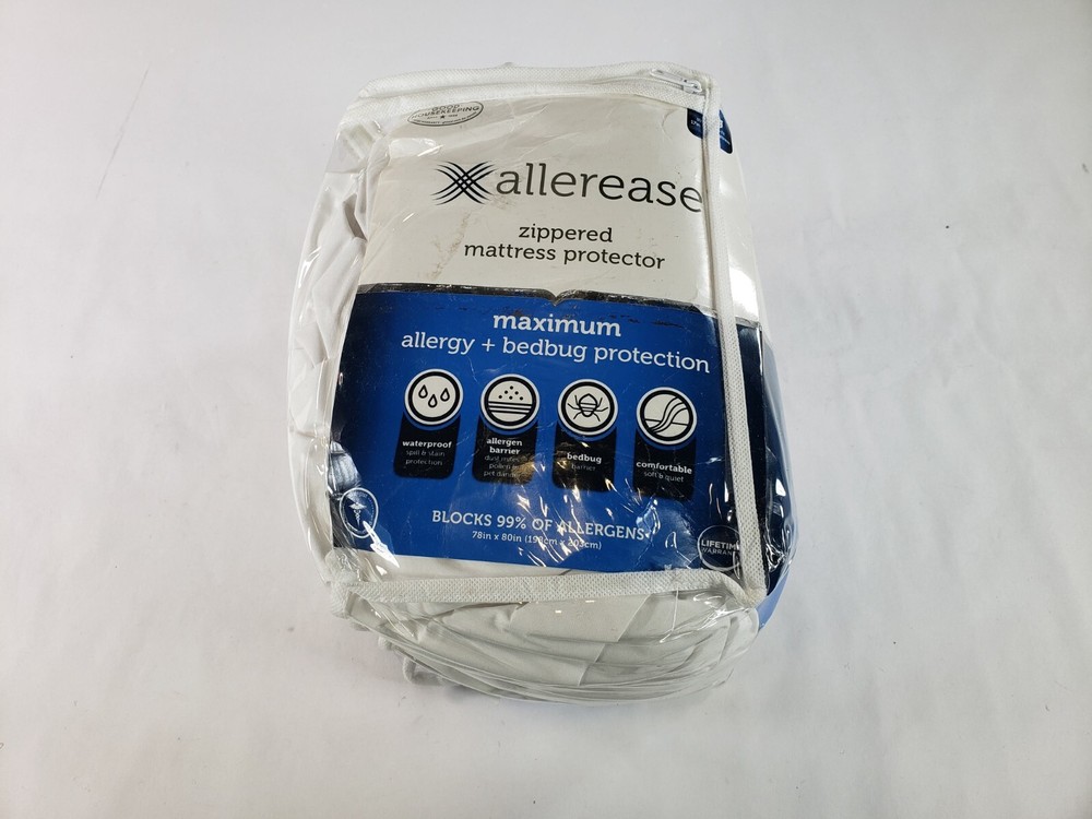 AllerEase Waterproof Maximum Allergy Mattress Protector King Size Amazon Return