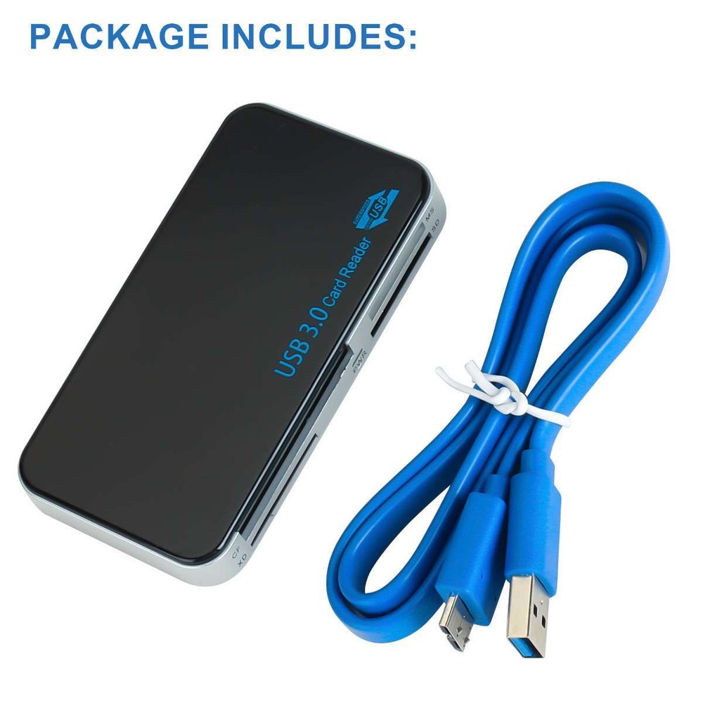 USB 3.0 Memory Card Reader Adapter 5GBPS Fit For CF/TF/SD/Micro SD/XD/M2/MS Card