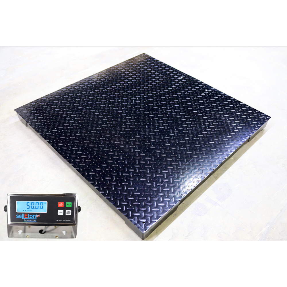 SellEton SL-700 Multi-purpose 48" x 48" Industrial Digital Floor Scale 5000 lbs
