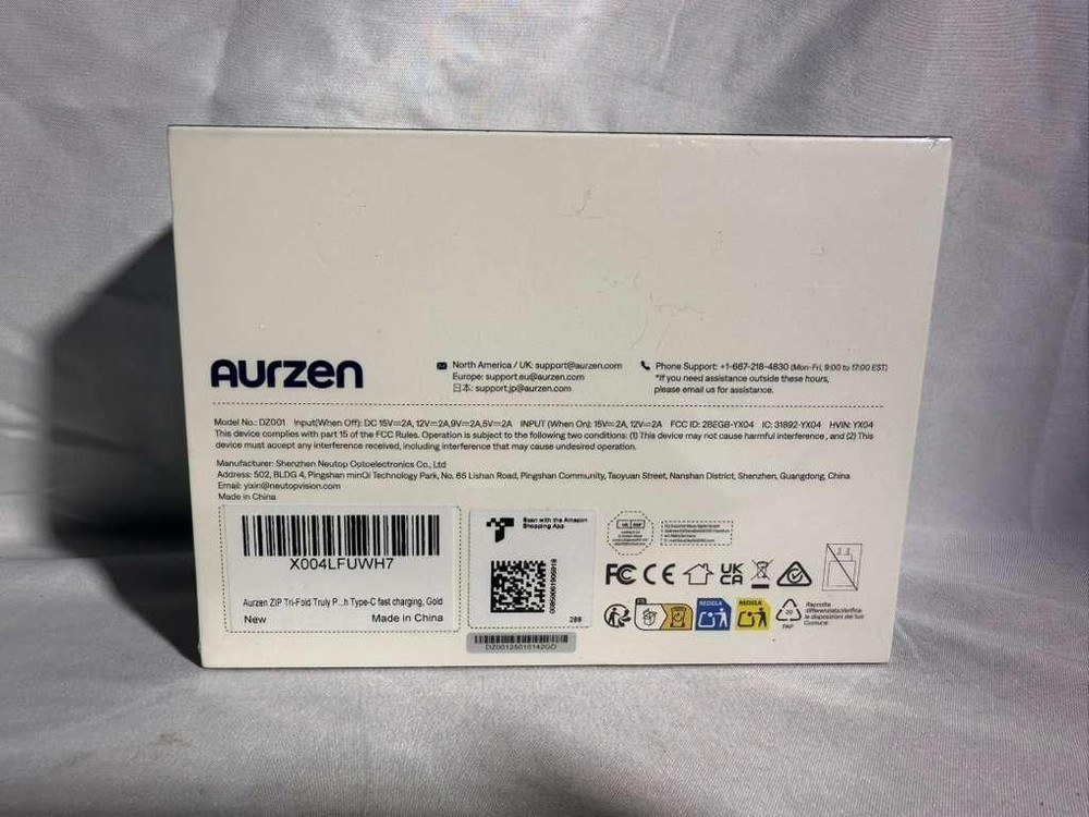Aurzen ZIP TriFold Mini Projector DZ001 A4 G2U