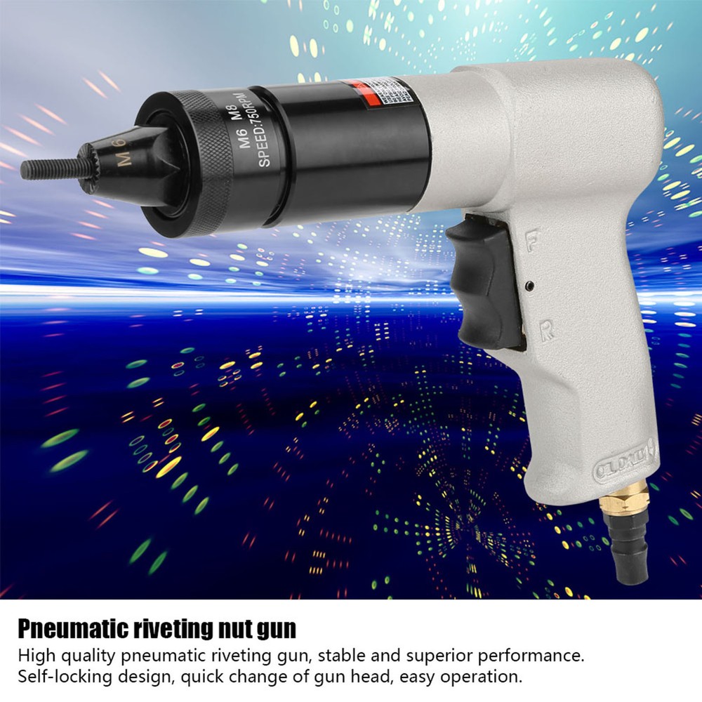 Pneumatic Riveting Pull Nuts Automatic Air Riveter Nut Tools(KP-7322) Part