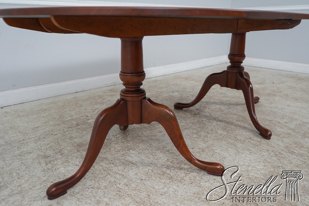 L60662: ELDRED WHEELER Cherry Bench Made Dining Room Table