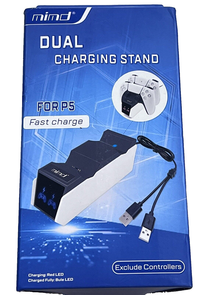 Charging Stand for PS5 Wireless Controller Mimd Dual SND-462A).
