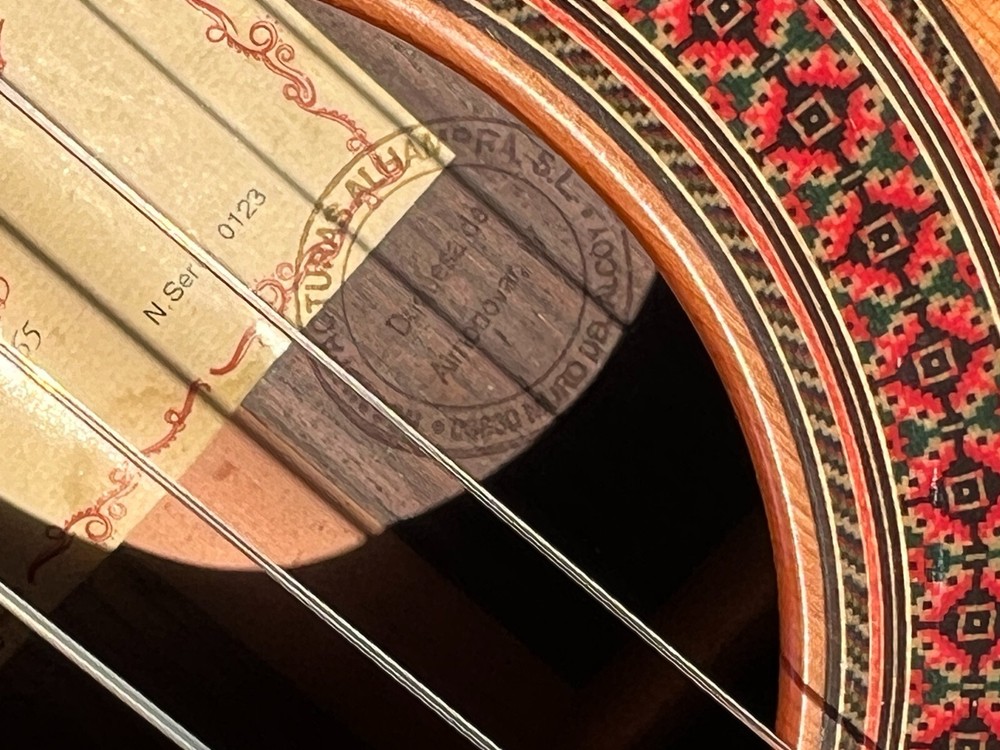 Alhambra 7P Classical Guitar (from Spain) with Hardshell Case