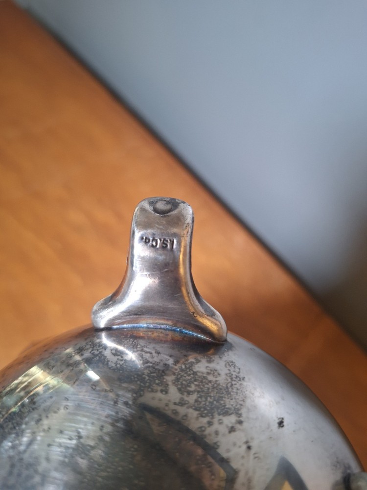 vintage silver-plated teapot made by L.S. Co