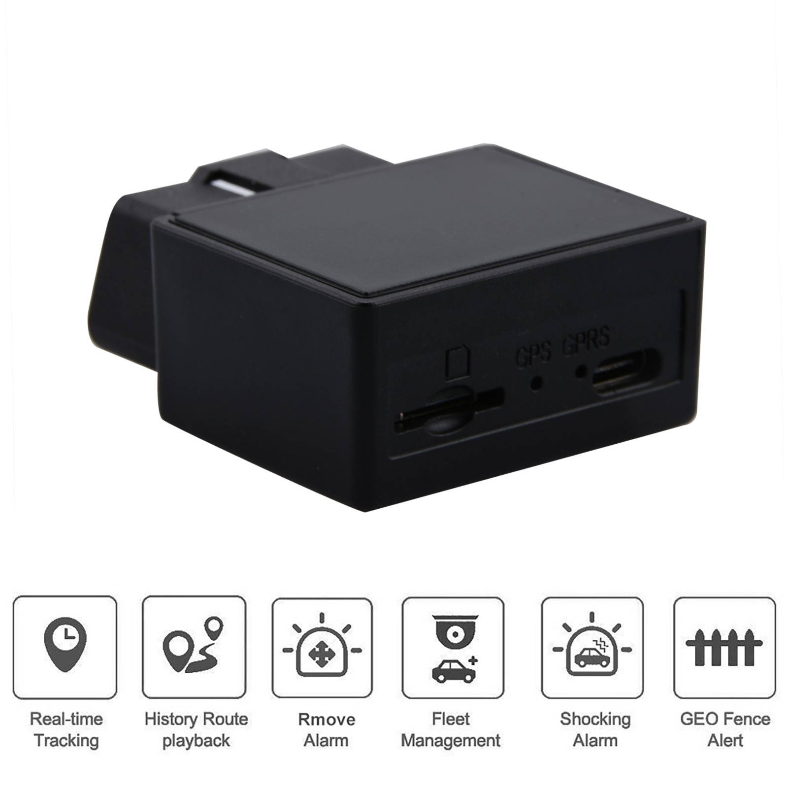 1PCS OBDII GPS Tracker GPS+LBS Apply Beidou/GPS dual satellite positioning