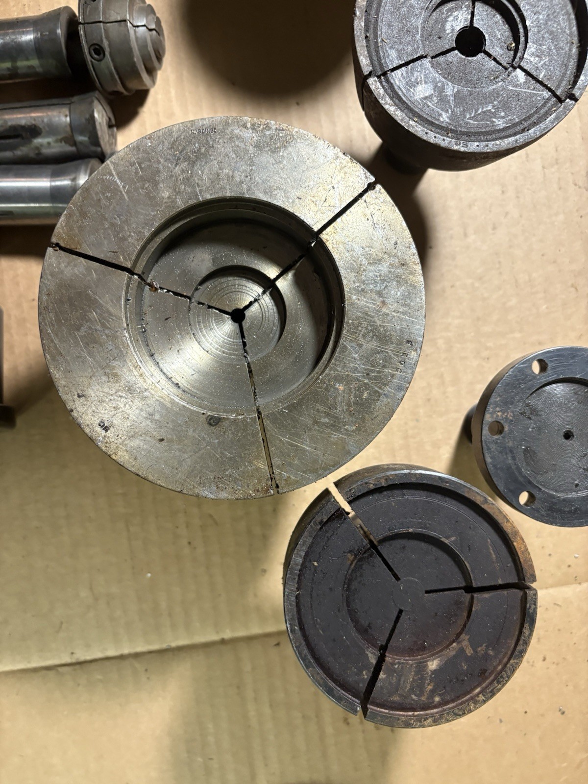 Lot of 5C Emergency and Expanding Collets and Fixture Hardinge others