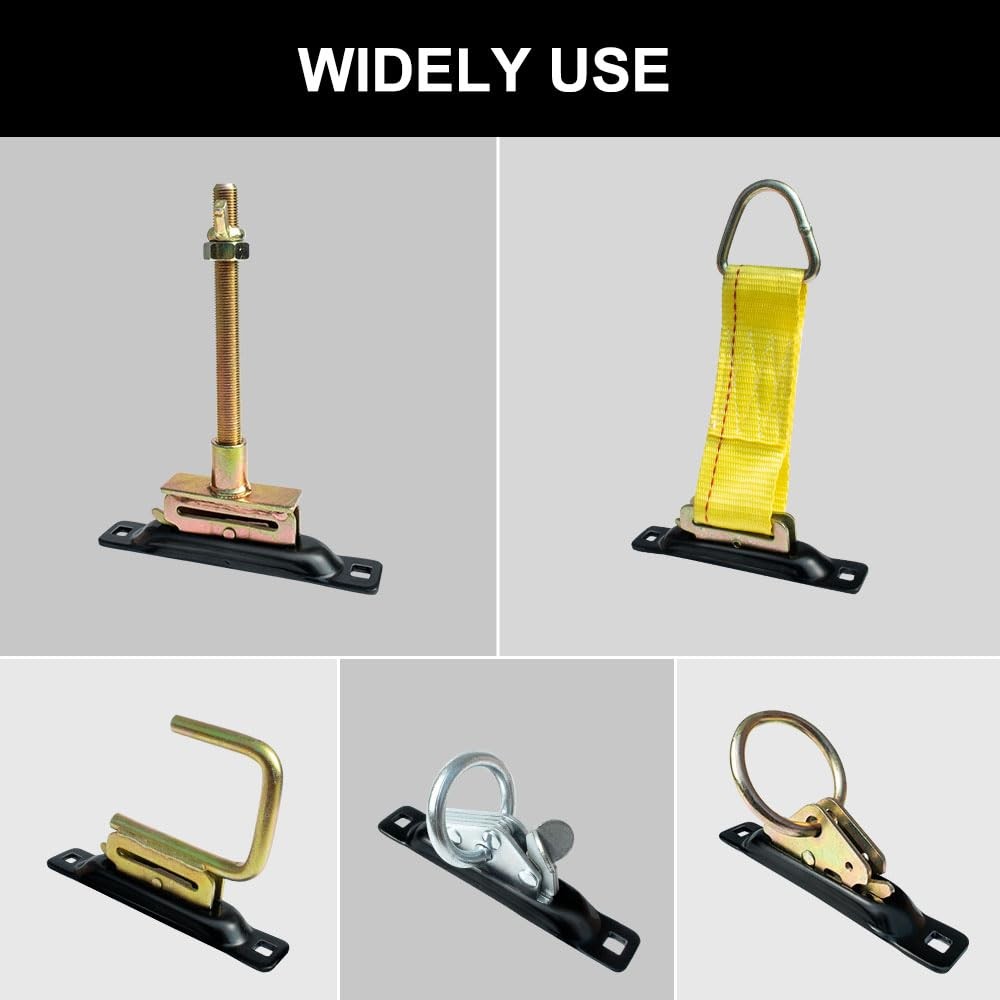 10 PCS E-Track Single Slot Tie Downs E-Track Single Strap Tie Down Anchors