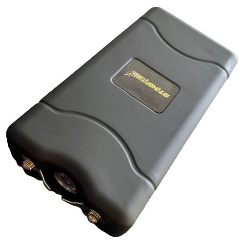 STINGTEC Stun Gun Mini BLACK 499 BV Rechargeable LED Flashlight w/ Carrying Case