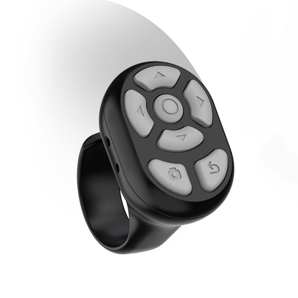 Wireless Bluetooth Remote Control Scrolling Ring Fingertip Video Mobile Phone