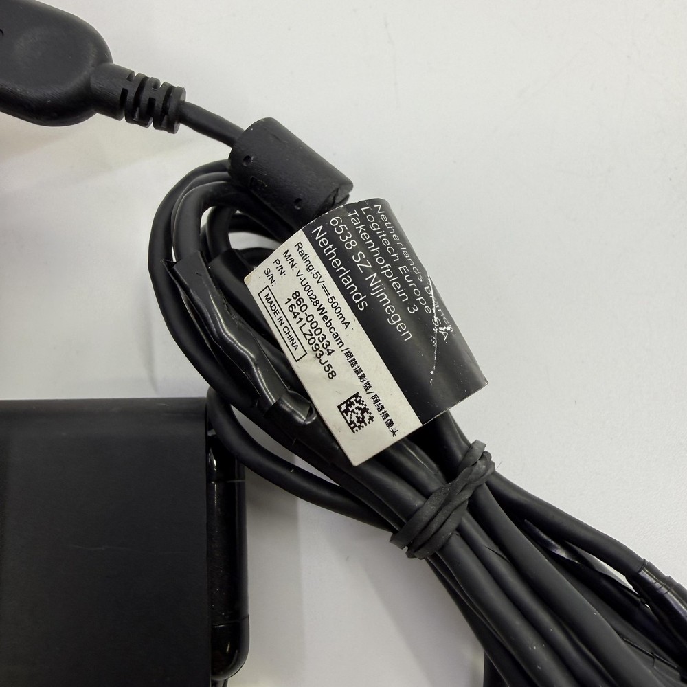 Logitech C920 USB Webcam HD 1080p Cradle/Dock With Clip Adjustable Black