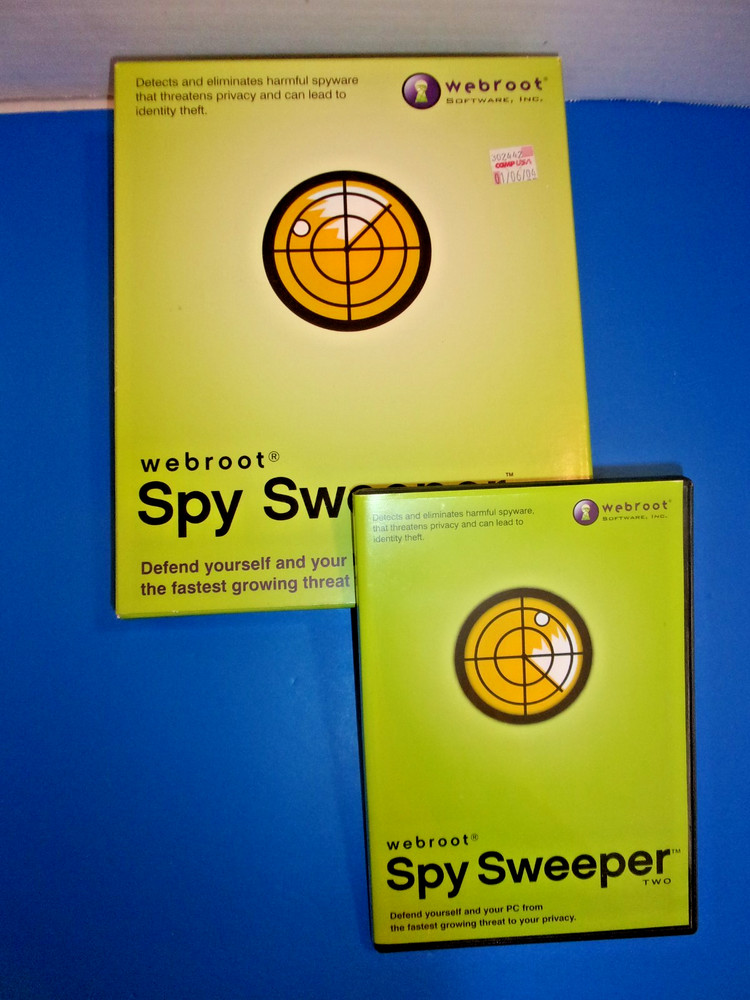 WEBROOT Spy Sweeper 2003 Webroot Software Inc. Windows 98, 2000, ME, XP