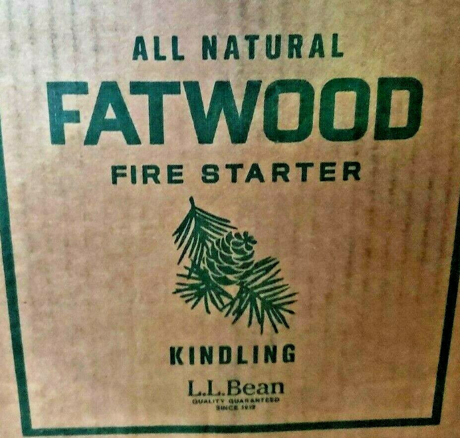 1/2 lb Bundle of L.L. Bean Premium Fatwood Firestarter Firewood Starter Kindling
