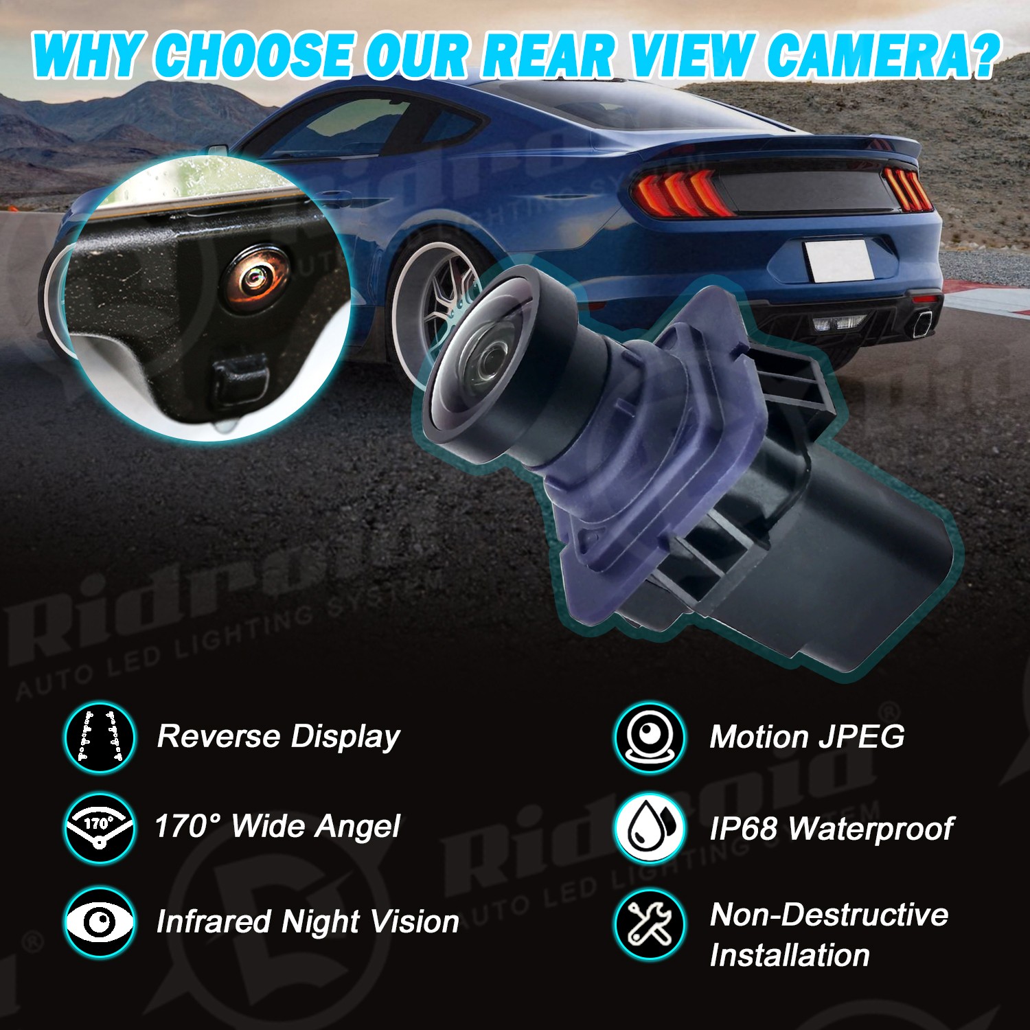 New OEM 2012 - 2014 Ford F150 Backup Reverse Parking Camera EL3Z-19G490-D