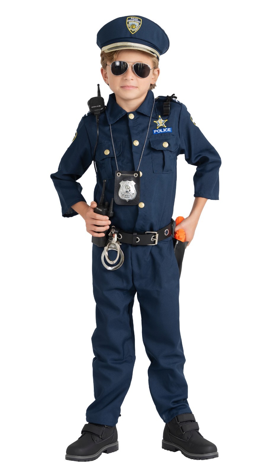 Dress Up America Police Costume For Boys - Cop Uniform Costume for Kids