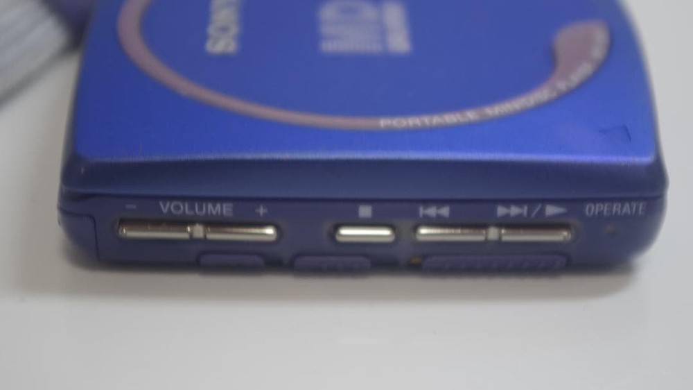 Sony MD Walkman MZ-E80 Blue Operation Confirmed