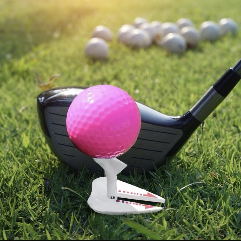 Golf Tee Adjustable Height Multi Functional Tee Support Bracket