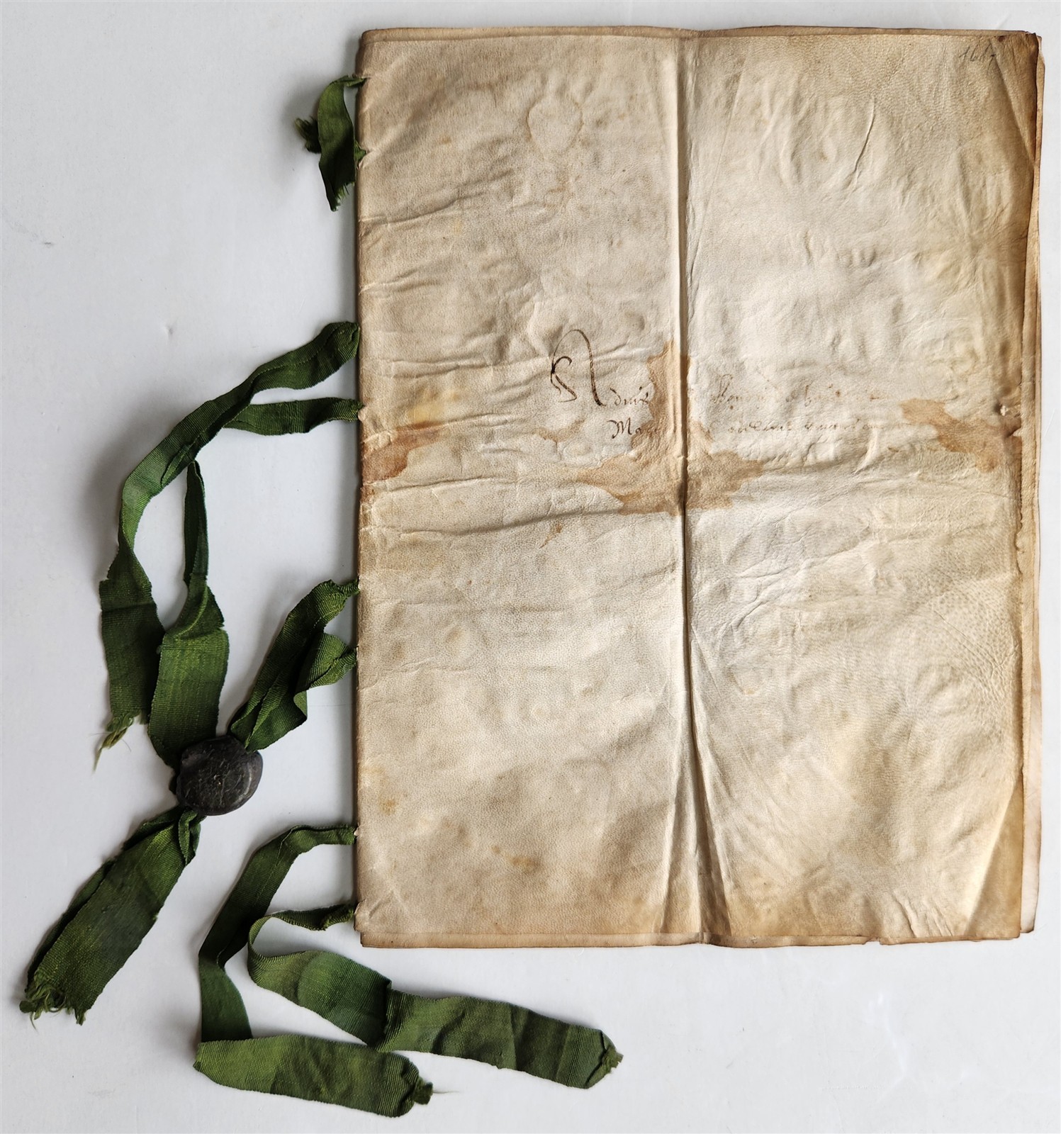 1617 MANUSCRIPT on VELLUM ANTIQUE LEGAL DOCUMENT in Spanish 24 pages