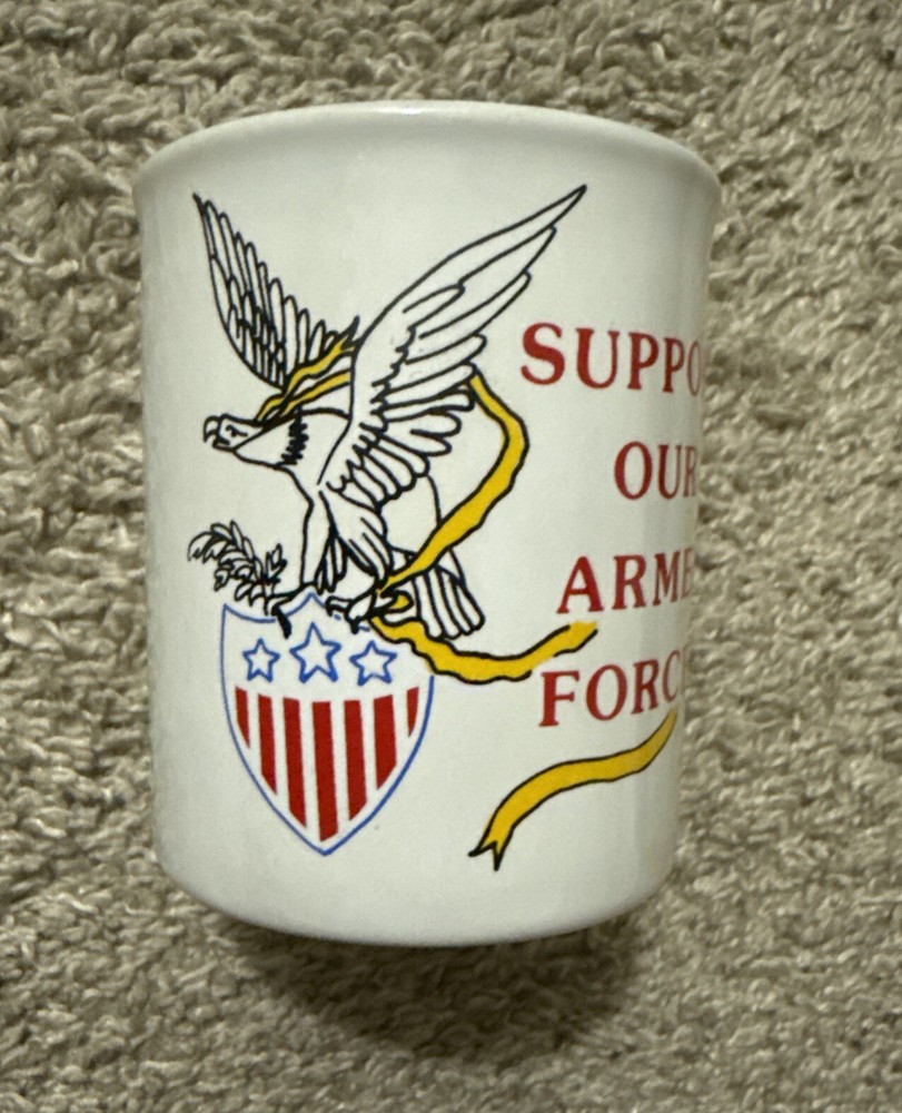 Vintage Support Our Armed Forces mug