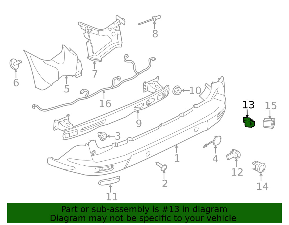 Genuine Ford Sensor GK2Z-15K859-B