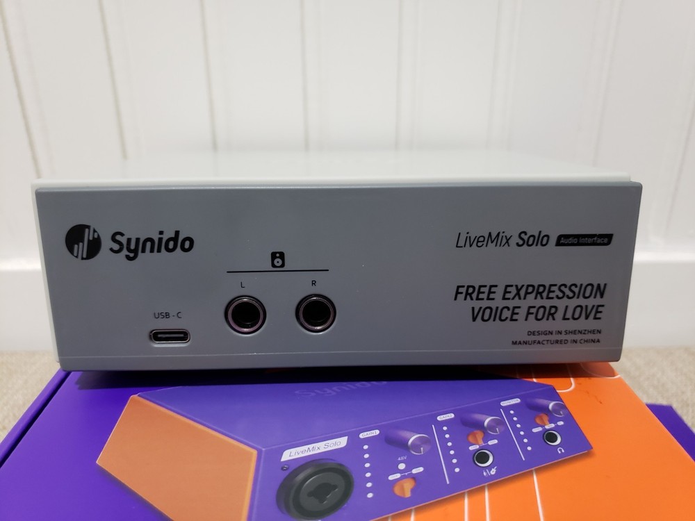 SYNIDO LiveMix Solo USB Audio Interface
