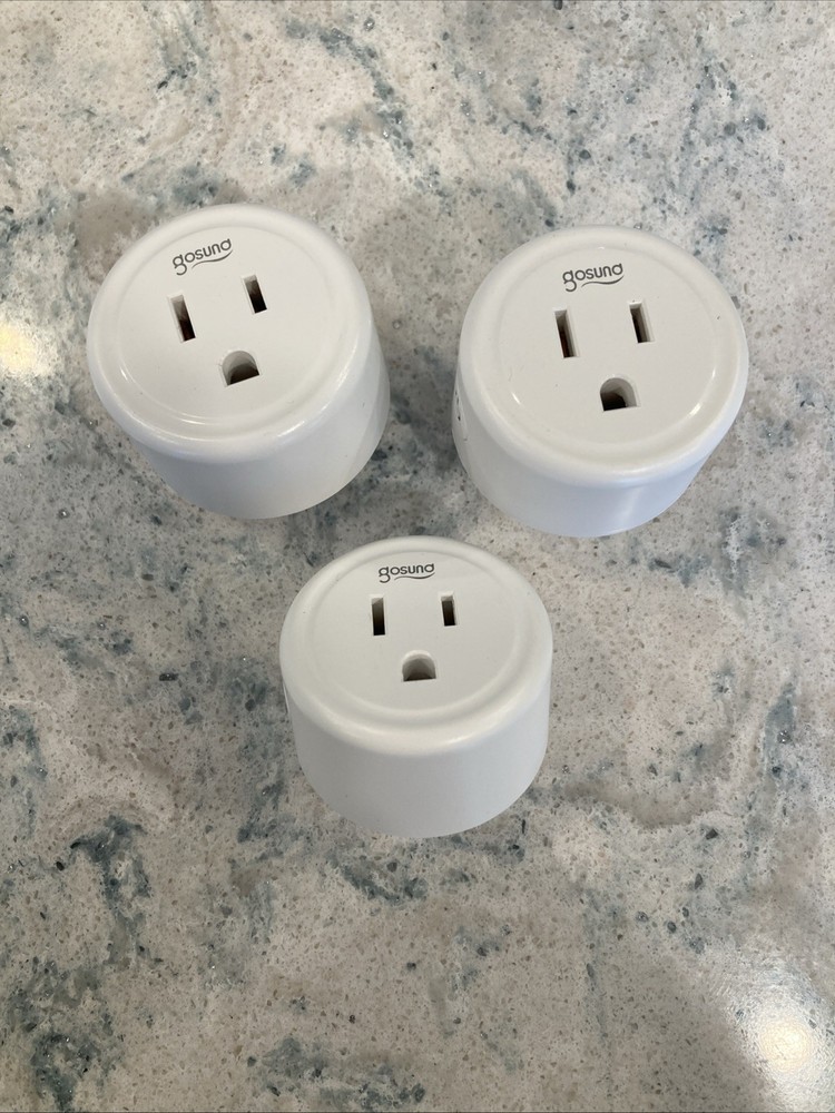 Three (3) Gosund Smart Plugs Smart WiFi Outlets