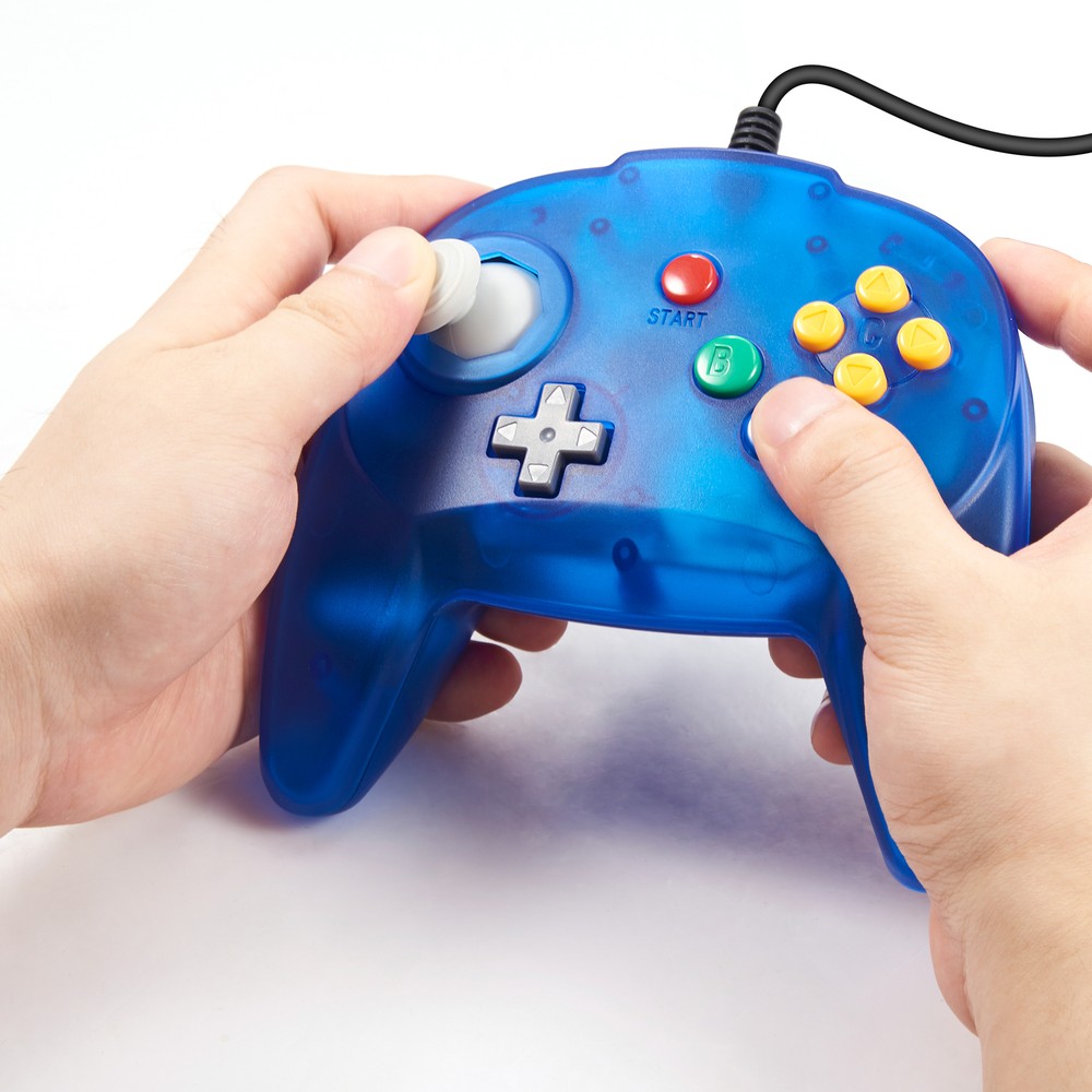 Mini N64 Controller Wired Game Controller Joystick for Nintendo N64 Console Game