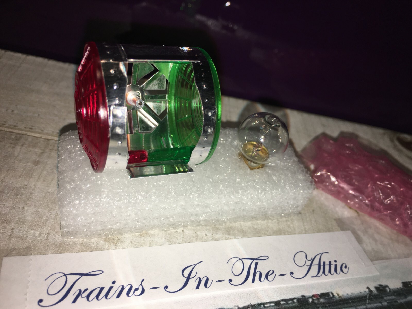 Lionel 394-37 ROTARY BEACON TOP WITH CORRECT DIMPLE BULB