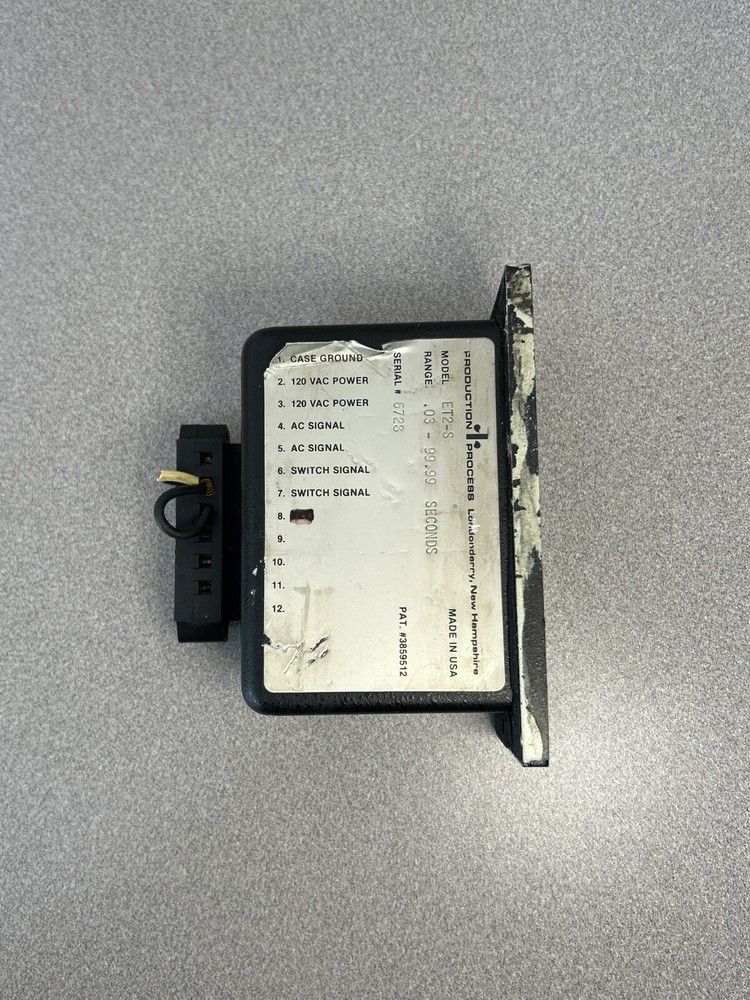 Production Process ET2-S Timer 120V AC #6728