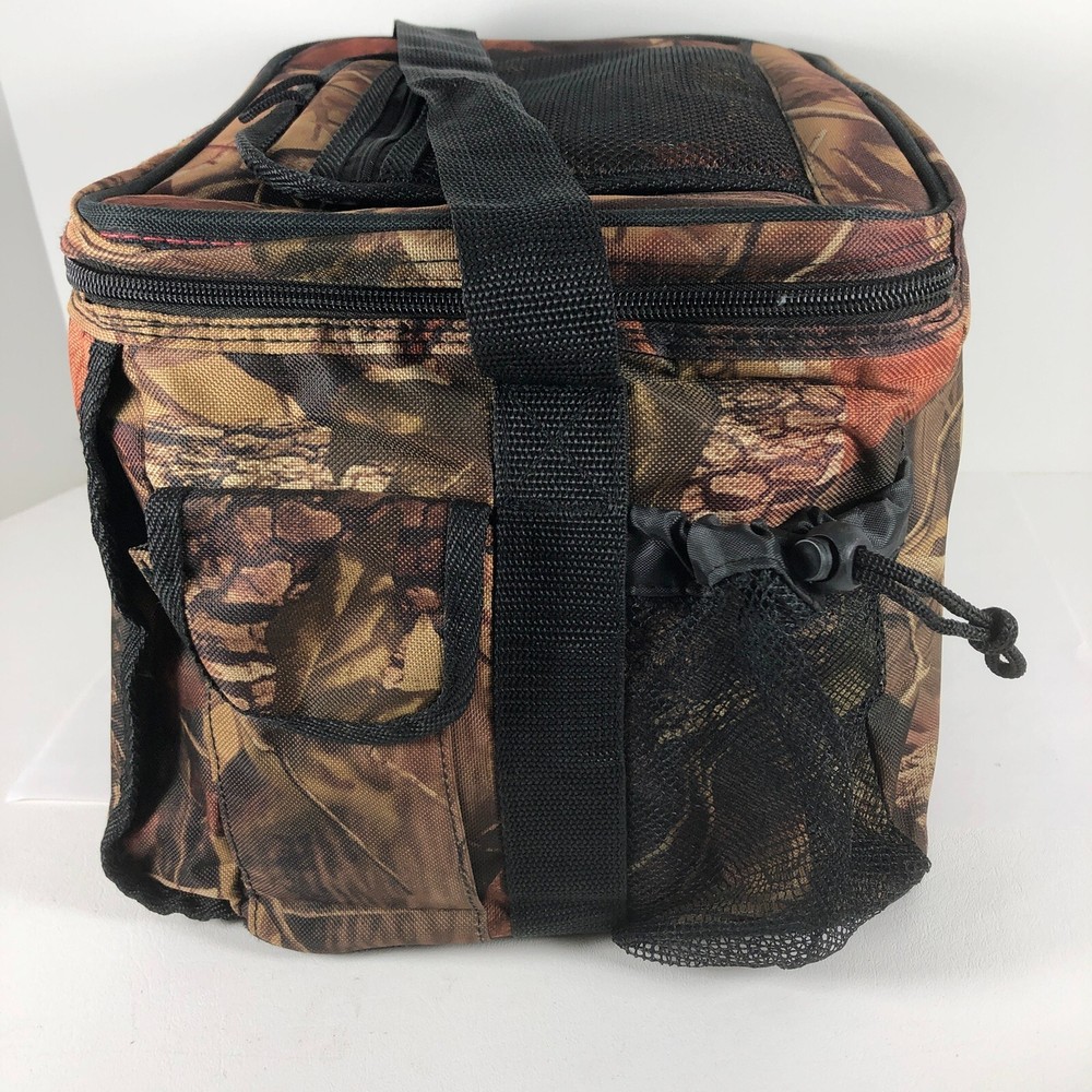 Camo Soft Side Cooler Bag Packable Tote Quick Access Top Strap