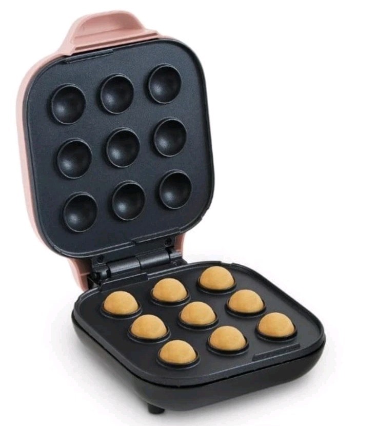 DASH Donut Bite Maker, Pink with Manual, New