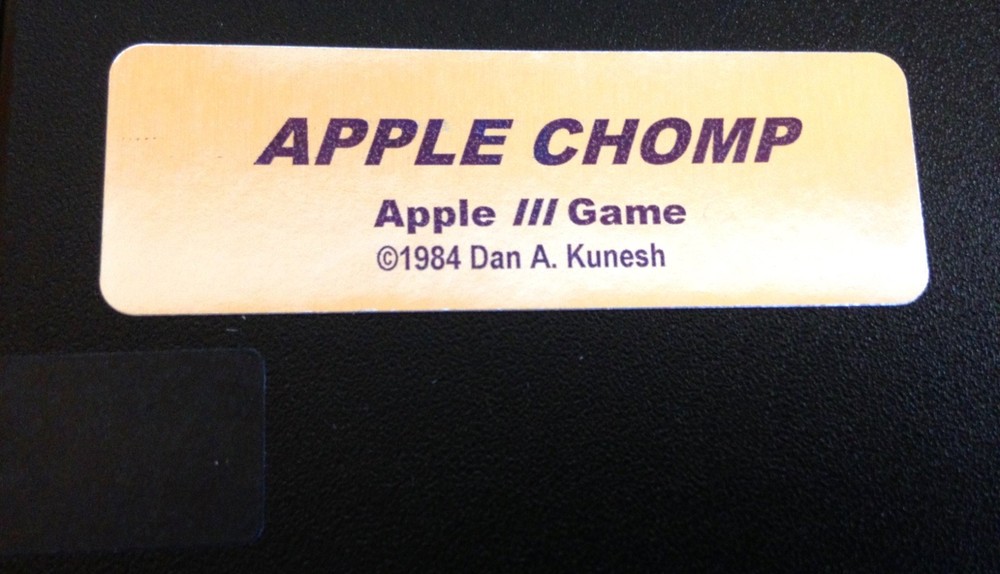 Apple III Home Computers / Apple Chomp / Tic Tac Toe 2 Game Disk Set