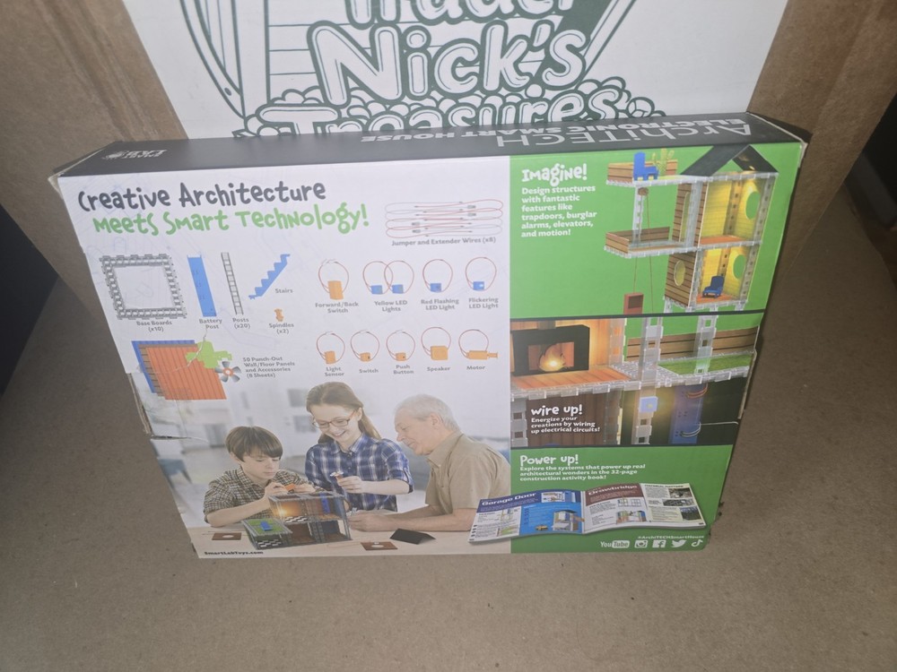 Smart Lab Archi Tech Electronic Smart House 20 Circuitry Projects New Open Box